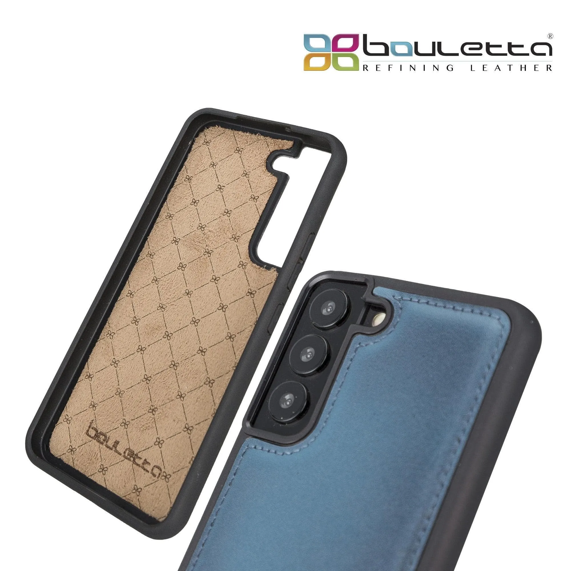 Samsung Galaxy S22 Series Genuine Leather Slim Back Cover Case