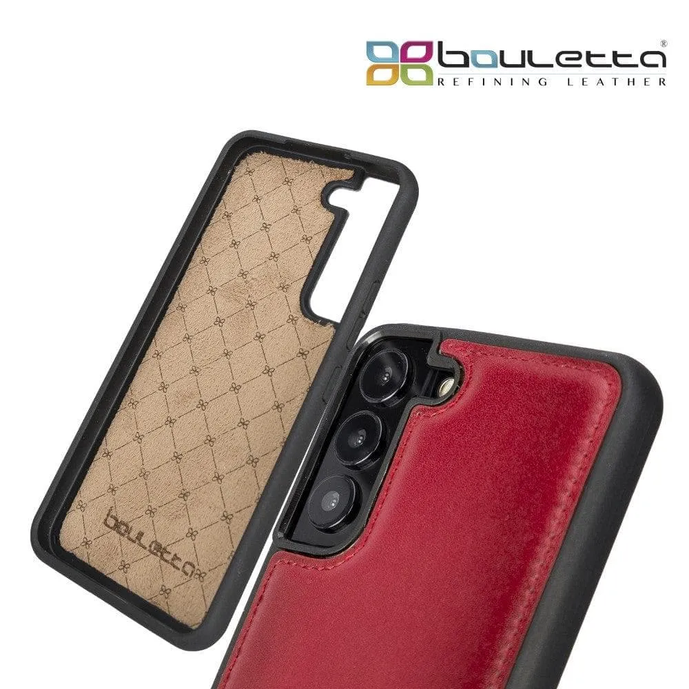 Samsung Galaxy S22 Series Genuine Leather Slim Back Cover Case