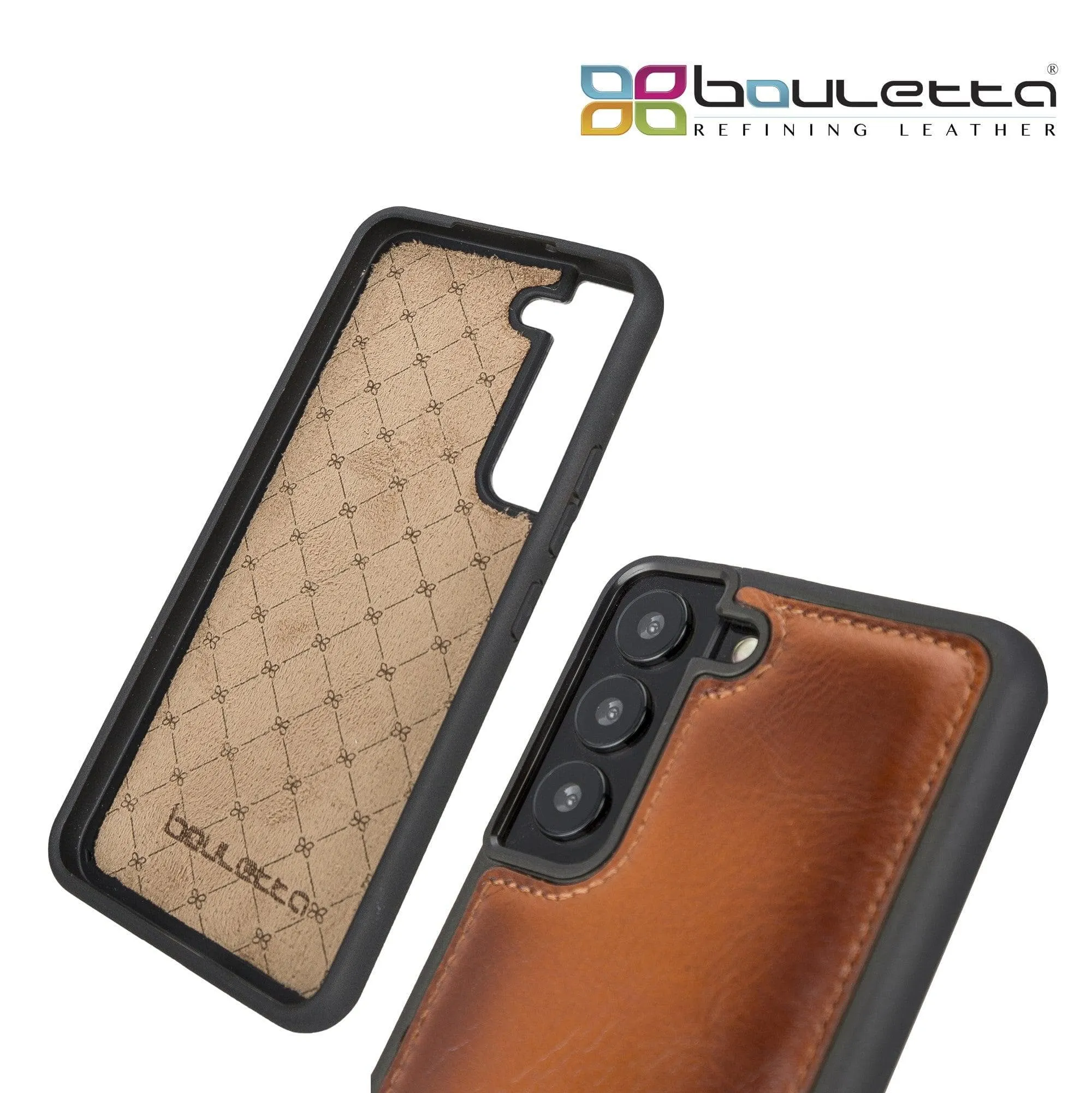 Samsung Galaxy S22 Series Genuine Leather Slim Back Cover Case