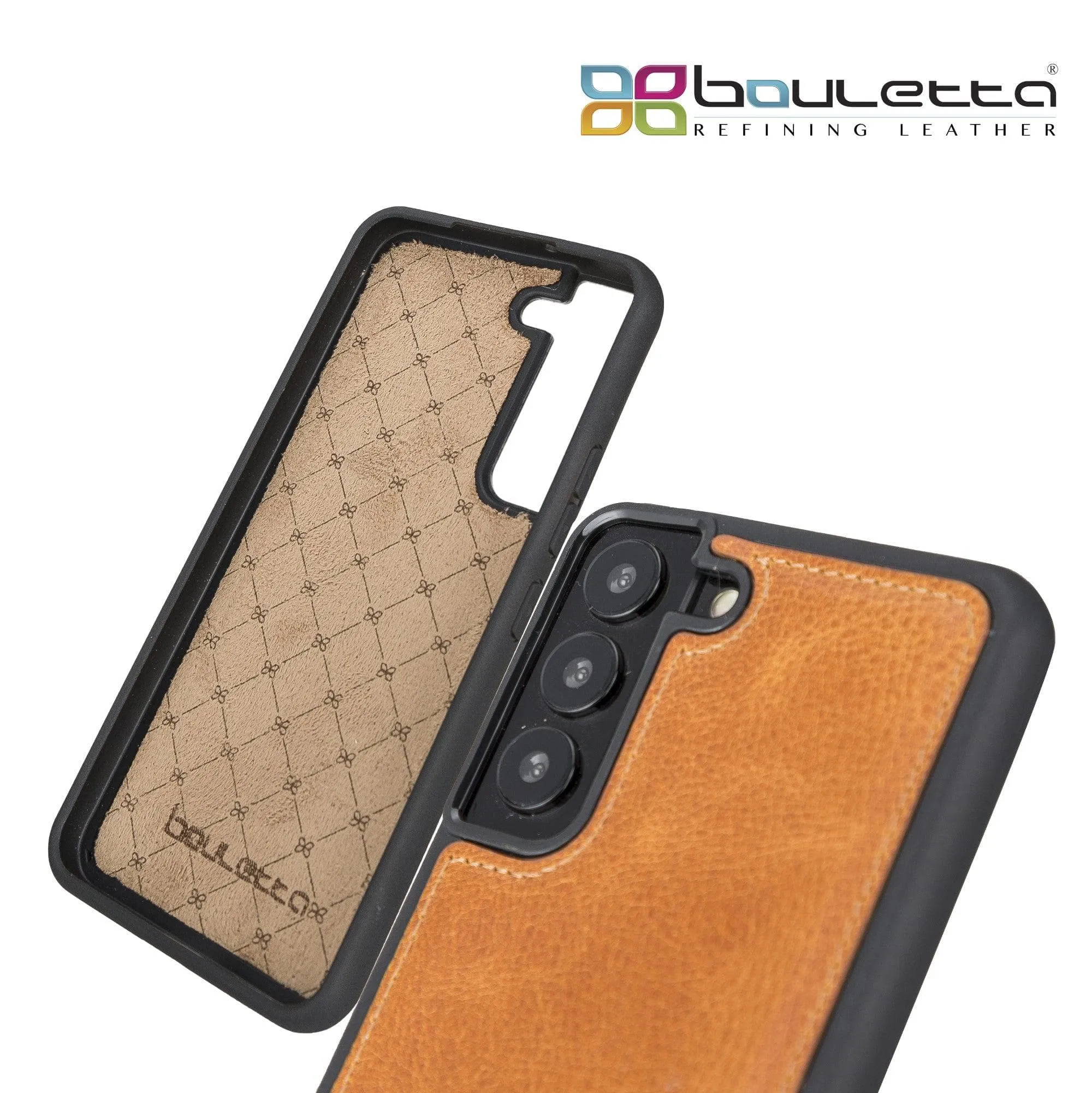 Samsung Galaxy S22 Series Genuine Leather Slim Back Cover Case