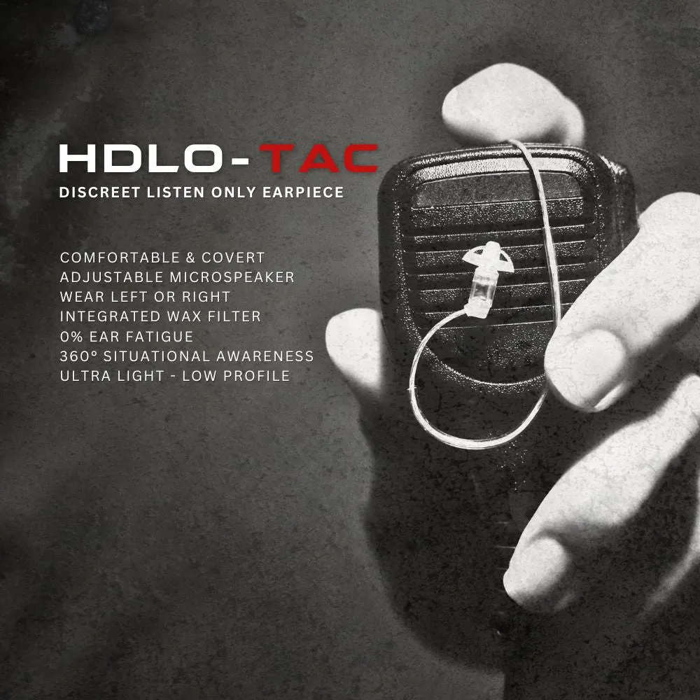 Sheepdog HDLO-TAC, Covert Listen Only Earpiece, Tubeless