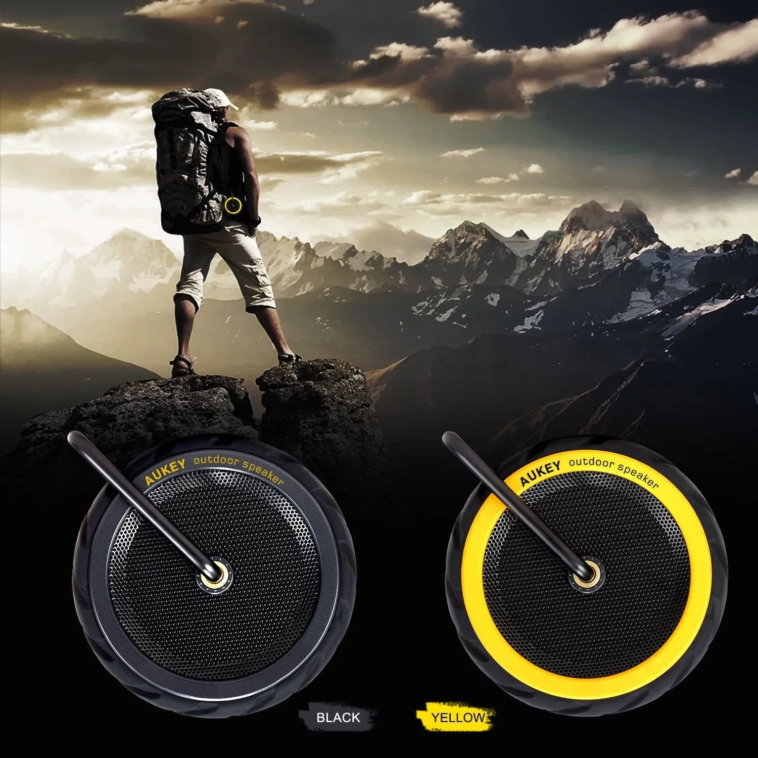 SK-M4 Wireless Bluetooth Outdoor Wheel Speaker with Water & Shock Resistant