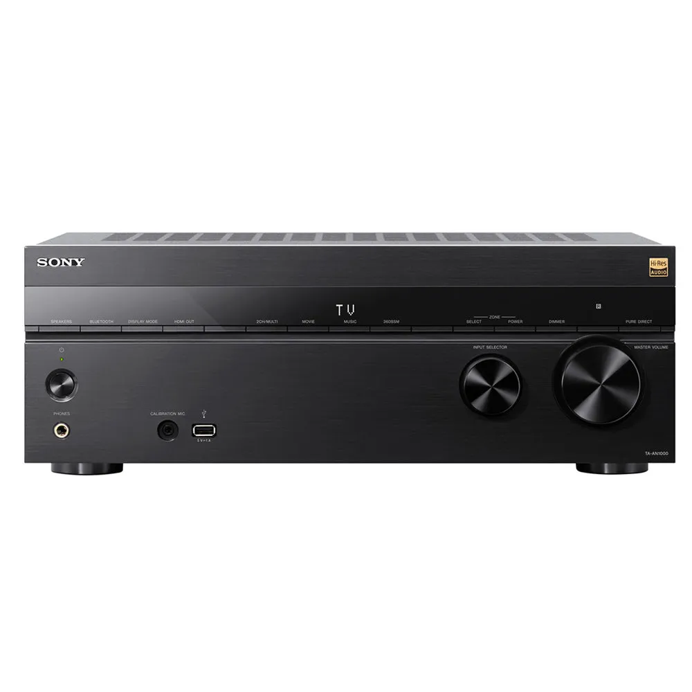 Sony TA-AN1000 7.12 Ch 8K Dolby Atmos AV Amplifier with Wharfedale DX3 HCP 5.1 Walnut Speaker Package