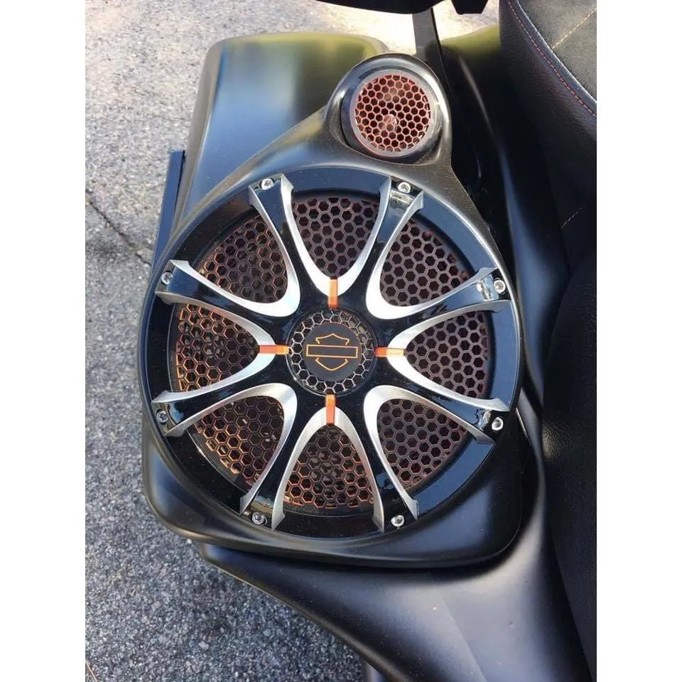 Speed By Design TWISTED 8 Harley Speaker Lids