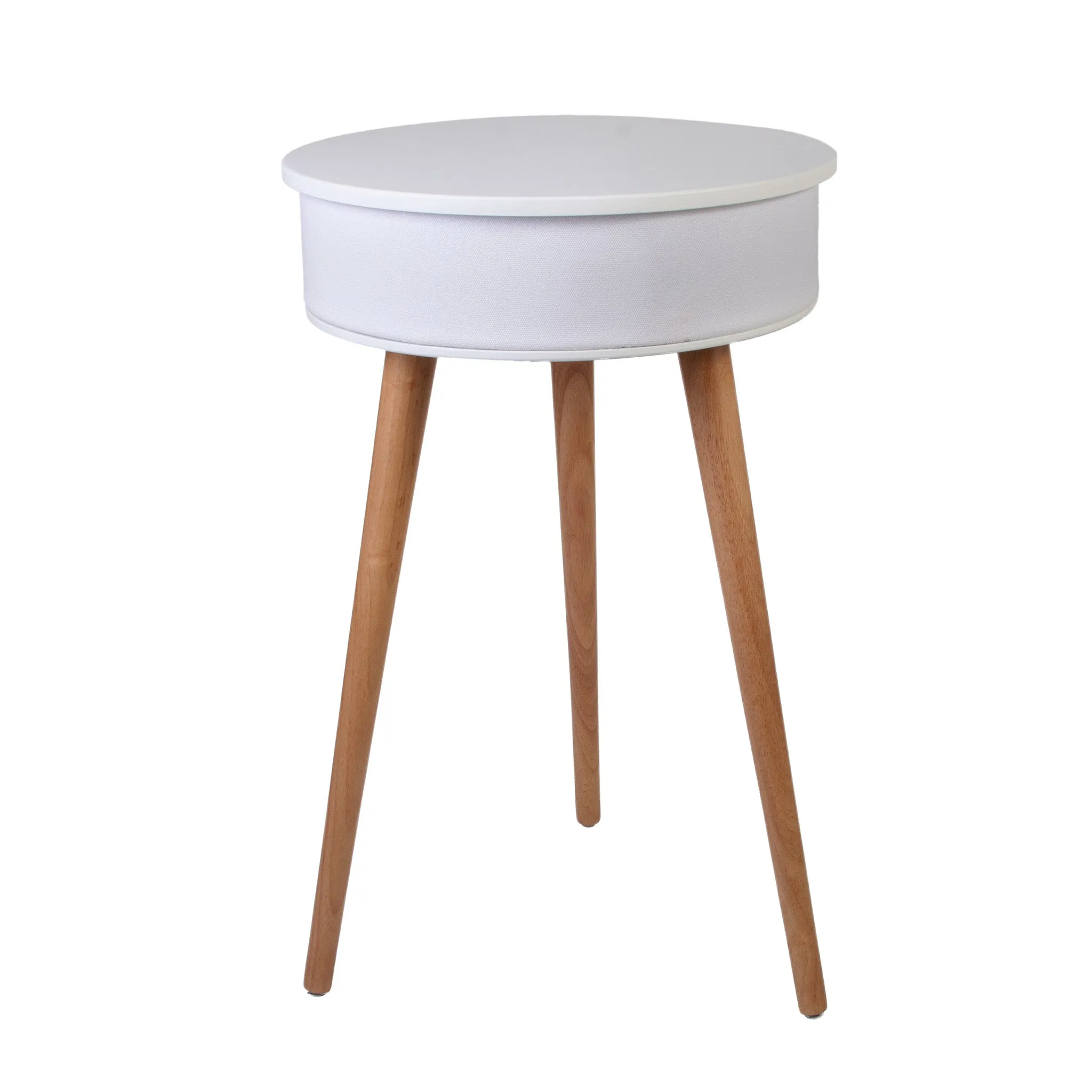 Wireless Round Speaker End  Table