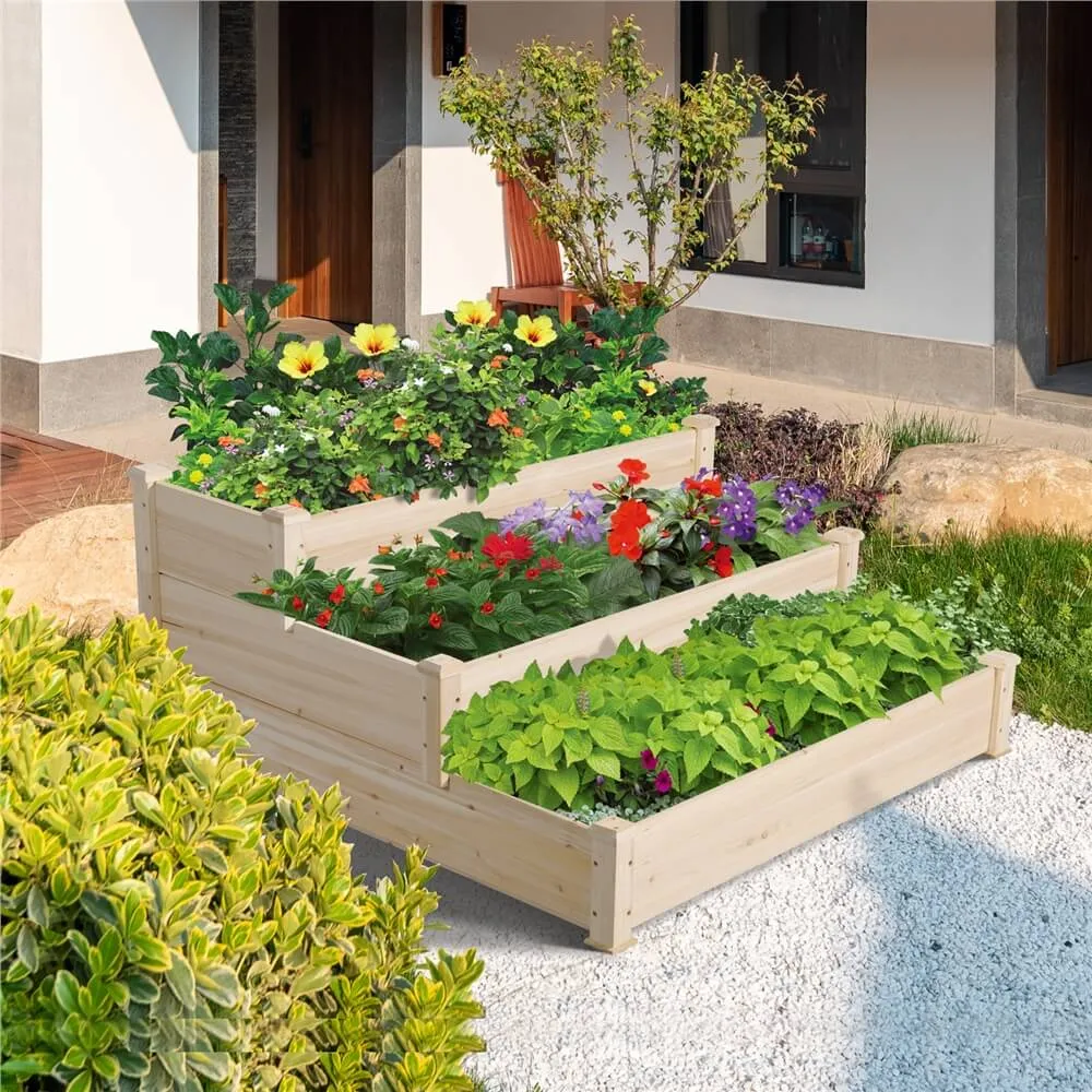 Yaheetech 3 Tier Raised Garden Bed