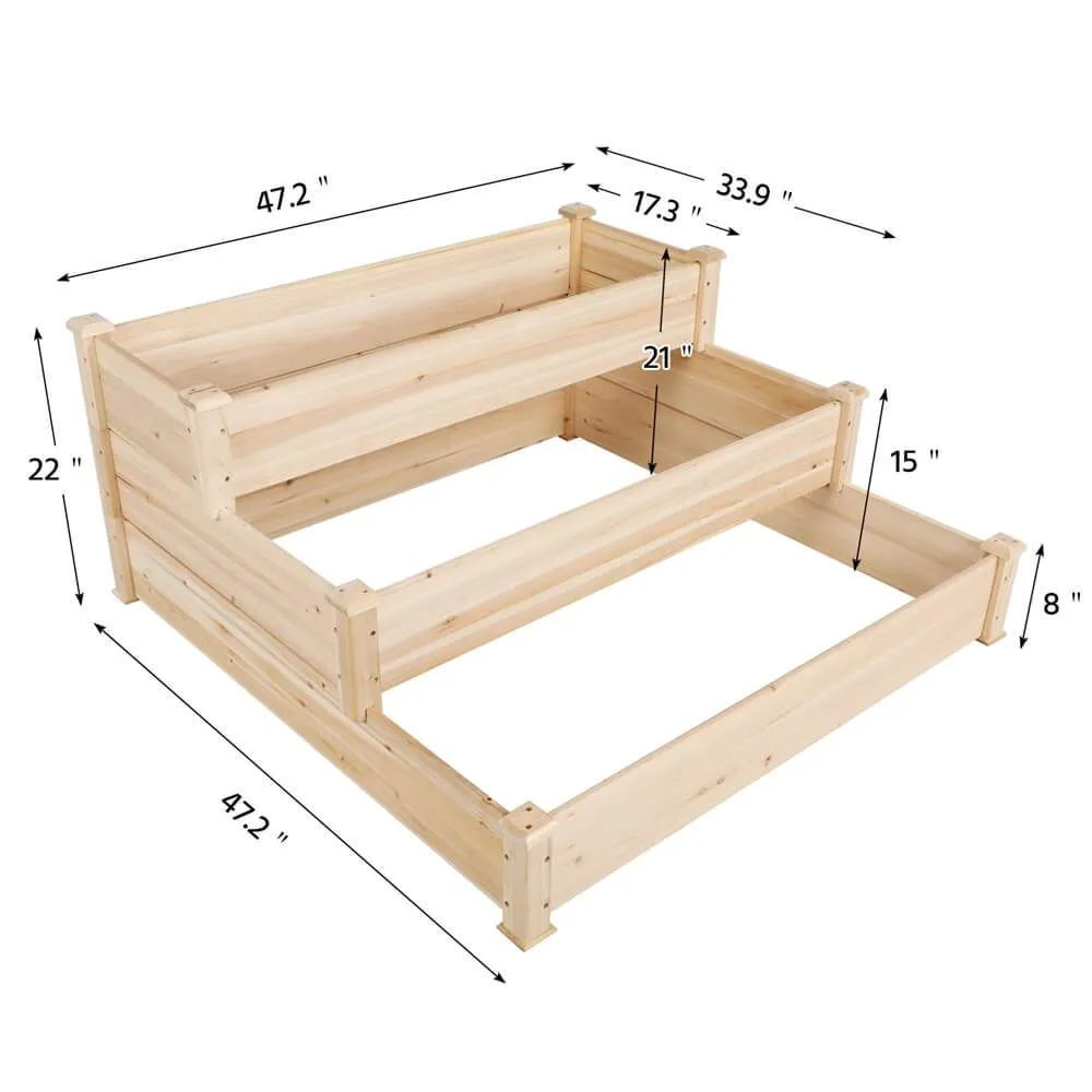 Yaheetech 3 Tier Raised Garden Bed