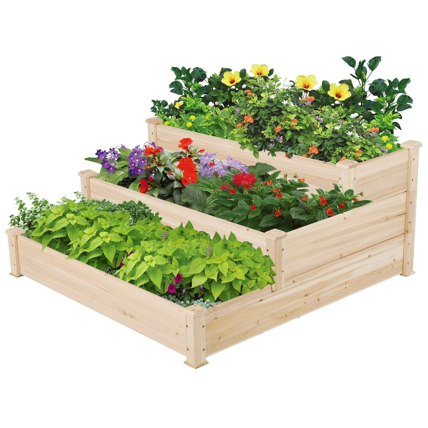 Yaheetech 3 Tier Raised Garden Bed